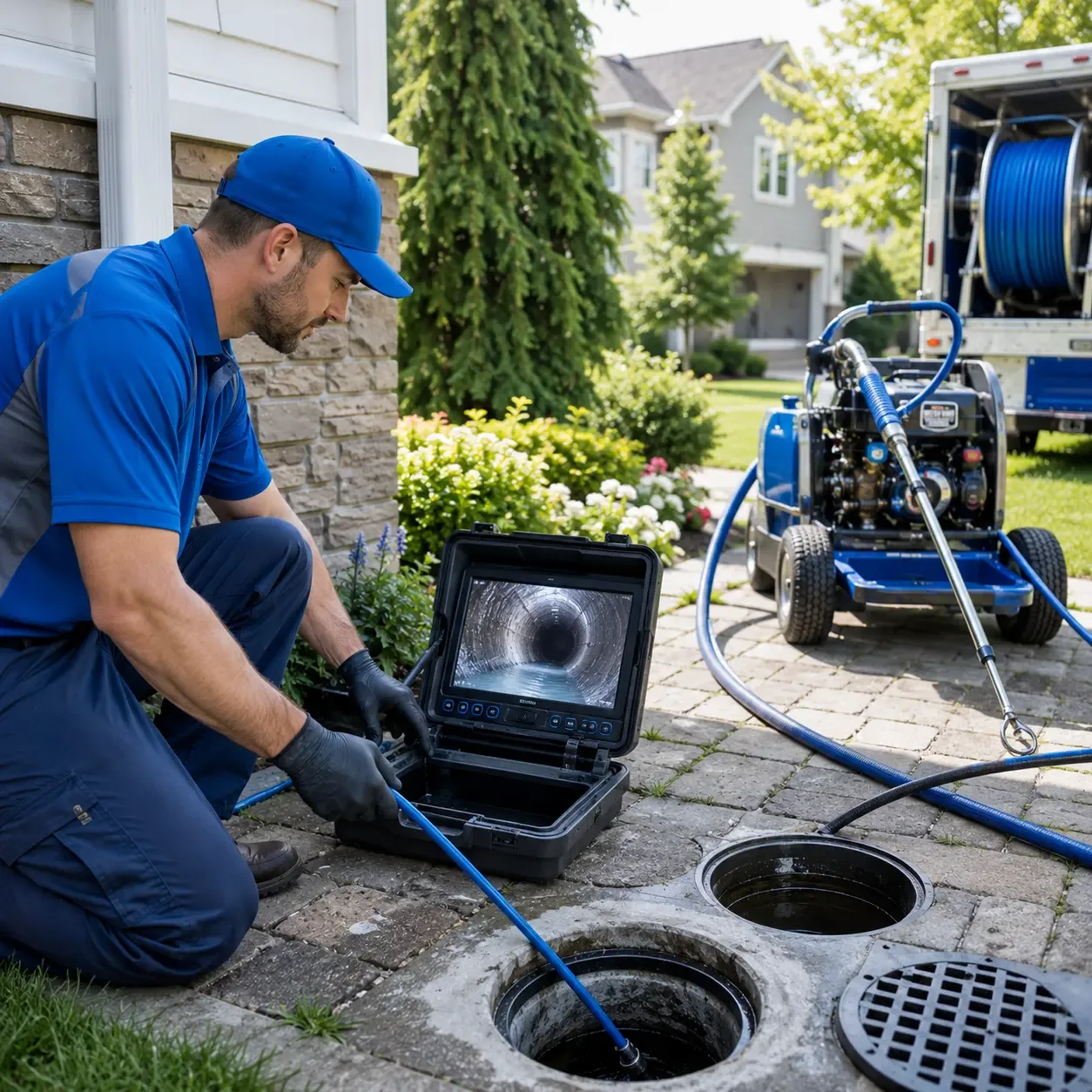 Outdoor drain cleaning professionals serving Pitman, NJ